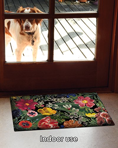 Toland Home Garden 800432 Traditional Flowers Summer Door Mat 18×30 Inch Flower Outdoor Doormat for Entryway Indoor Entrance | The Storepaperoomates Retail Market - Fast Affordable Shopping
