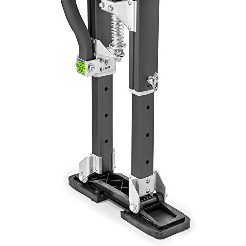 GypTool Pro 18″ – 30″ Magnesium Drywall Stilts – Gray | The Storepaperoomates Retail Market - Fast Affordable Shopping