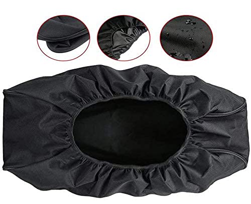 Deluxe Heavy Duty Winch Cover, Waterproof and Dust-Proof Winch Protective Cover with Elastic Band, Winch Protection Cover Fits Most Electric Winches from 8,500 to 17,500 Lbs