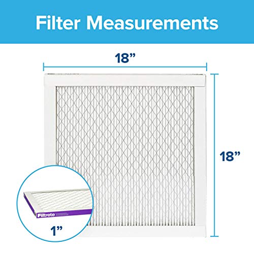 Filtrete 18x18x1 Air Filter, MPR 1500, MERV 12, Healthy Living Ultra-Allergen 3-Month Pleated 1-Inch Air Filters, 6 Filters | The Storepaperoomates Retail Market - Fast Affordable Shopping