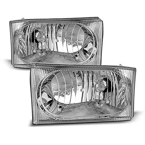 ACANII – For 1999-2004 Ford F250/F350/F450 Superduty Excursion Headlights Lamp Set Driver + Passenger Side