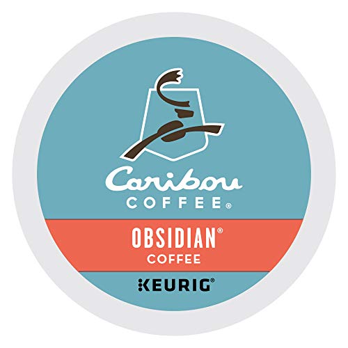 Caribou Coffee Obsidian, Single-Serve Keurig K-Cup Pods, Medium Roast Coffee, 72 Count