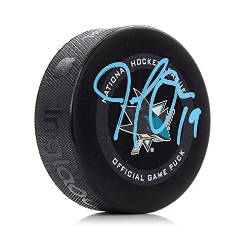 Joe Thornton San Jose Sharks Signed Official Game Puck – Autographed NHL Pucks