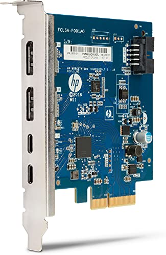HP 3UU05AA Dual Port Add-in-Card – Thunderbolt Adapter – PCIe – Thunderbolt 3 X 2
