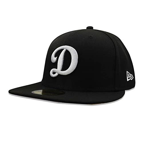 New Era 59Fifty Hat Los Angeles Dodgers LA D MLB Basic Black Cap 11591146 (7)