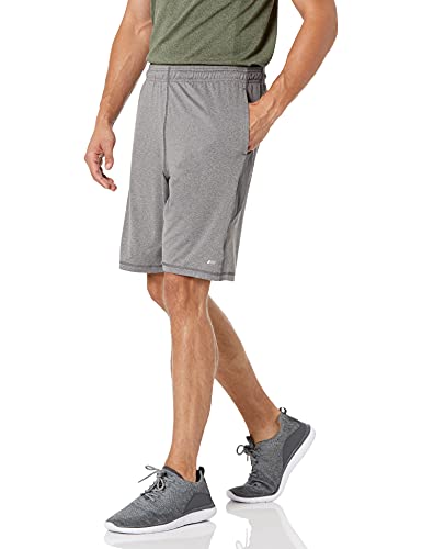 Amazon Essentials Men’s Tech Stretch Training Short (Available in Big & Tall), Charcoal Heather, Medium