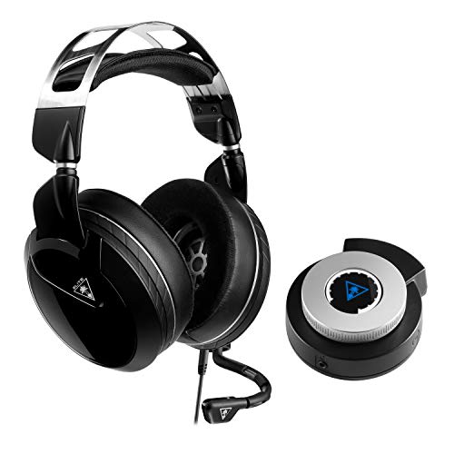 Turtle Beach Elite Pro 2 + SuperAmp Performance Gaming Headset for PS5, PS4, PlayStation, PC, & Mobile Devices with Bluetooth – Surround Sound, 50mm Speakers, Memory Foam Cushions – Black