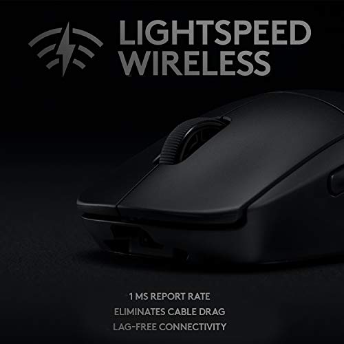 Logitech G PRO Wireless Gaming Mouse, Hero 16K Sensor, 16,000 DPI, RGB, Ultra Lightweight, 4 to 8 Programmable Buttons, Long Battery Life, On-Board Memory, Built for Esport, PC/Mac – Black | The Storepaperoomates Retail Market - Fast Affordable Shopping
