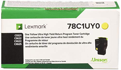 Lexmark Unison Toner Cartridge – Yellow, Ultra High Yield