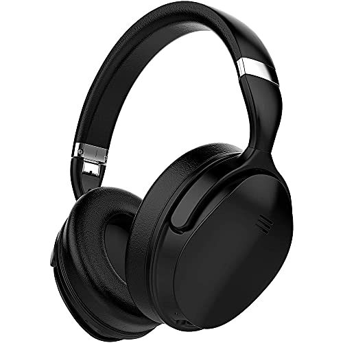 Volkano X Silenco Series Headphones Wireless Bluetooth – Active Noise Cancelling Headphones – 30H Playtime – Headset with Mic – Memory Foam Ear Cups for Cellphone/PC/Home (Black)