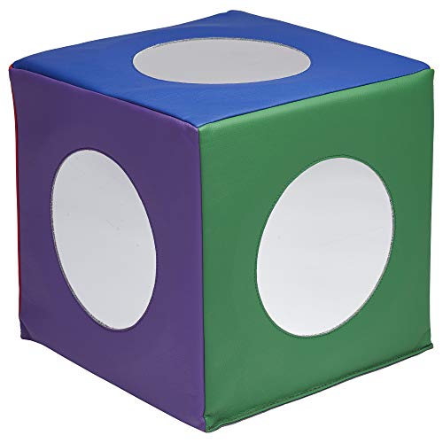 ECR4Kids SoftZone Mirror Cube, Sensory Toy, Assorted