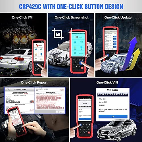 2023 New Launch X431 CRP429C OBD2 Scanner Lifetime Free Update, ABS SRS TCM ENG Code Reader Automotive Diagnostic Tool with 15 Reset Services Oil, TPMS, ABS, Injector Coding, IMMO, EPB, BMS, SAS, DPF | The Storepaperoomates Retail Market - Fast Affordable Shopping