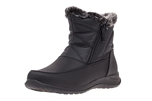 totes Women’s Bootie Snow Boot, Black, 9 Wide | The Storepaperoomates Retail Market - Fast Affordable Shopping