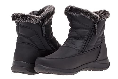 totes Women’s Bootie Snow Boot, Black, 9 Wide | The Storepaperoomates Retail Market - Fast Affordable Shopping