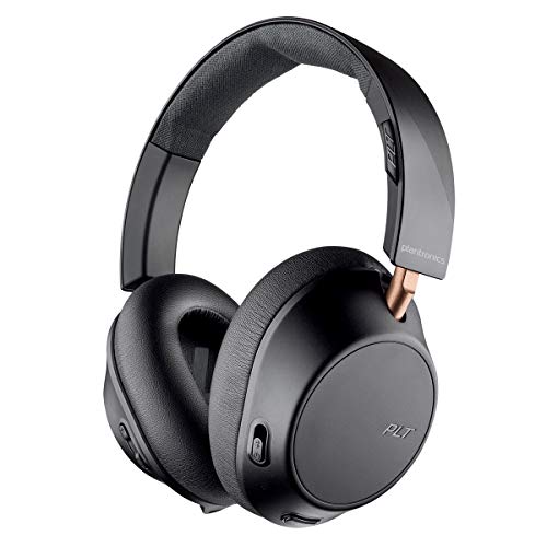 Plantronics BackBeat GO 810 Wireless Headphones, Active Noise Canceling Over Ear Headphones, Graphite Black