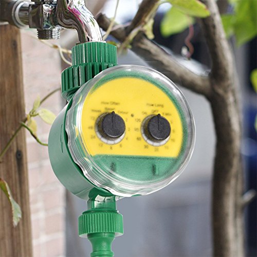 Watering Timer, Multi-Functional Electronic Two Dial Digital Automatic Irrigation Timer Controller Hose Sprinkler for Garden Watering System,Watering Timer/Controller | The Storepaperoomates Retail Market - Fast Affordable Shopping