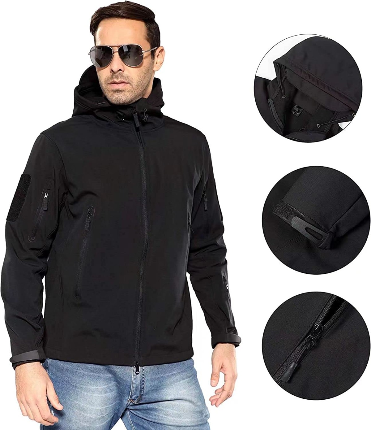 ANTARCTICA Men’s Outdoor Waterproof Soft Shell Hooded Military Tactical Jacket | The Storepaperoomates Retail Market - Fast Affordable Shopping