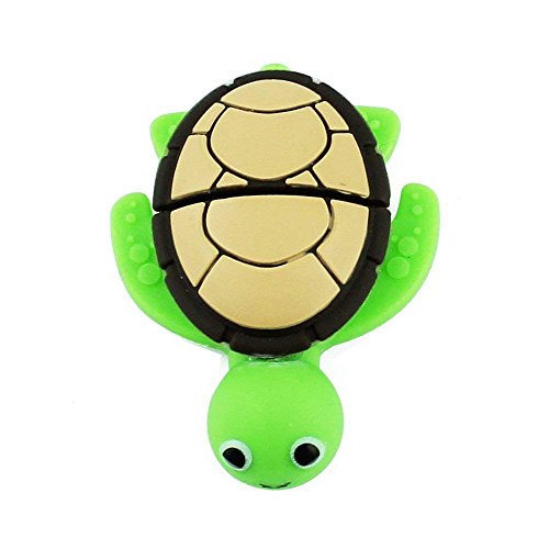 Novelty Tortoise Shape Design 32GB USB 2.0 Flash Drive Cute Memory Stick Sea Turtle Thumb Drive Data Storage Pendrive Cartoon Jump Drive Gift (tortoise-32GB)