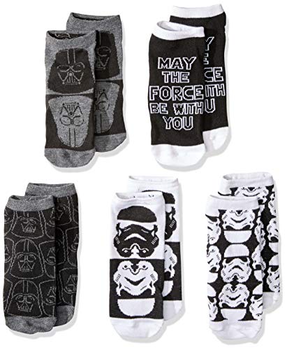 STAR WARS Stormtrooper Darth Vader 5 Pack Low Cut Socks