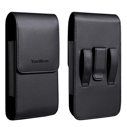 Yuzihan Holster for iPhone 14 Pro Max,13 Pro Max ,12 Pro Max ,11 Pro Max ,XS Max iPhone 8 Plus 7 Plus 6S Plus Belt Holster Fit with Thick Defender Case Hybrid Armor Case Battery Case On