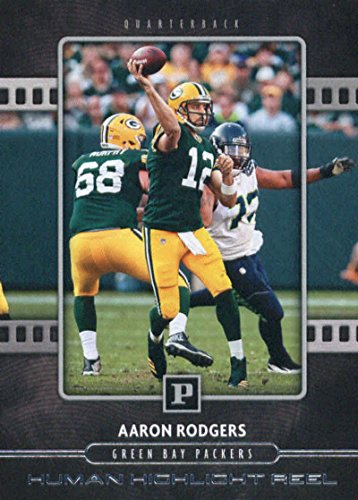 2018 Panini Human Highlight Reel #12 Aaron Rodgers Green Bay Packers Football Card