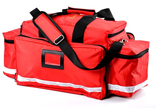 Aurelius Large Capacity First Aid Responder Bag Empty EMT Trauma Bag,Emergency Supplies Not Included (Longer)