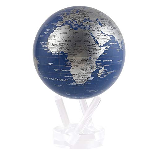 MOVA Globe Metallic Blue and Silver 4.5″