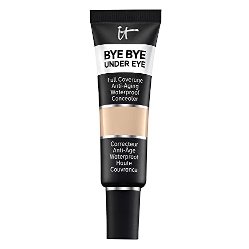 IT Cosmetics Bye Bye Under Eye Full Coverage Concealer – for Dark Circles, Fine Lines, Redness & Discoloration – Waterproof – Anti-Aging – Natural Finish – 11.5 Light Beige (C), 0.4 fl oz