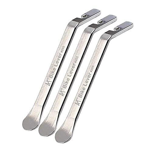 Tragoods Premium Bicycle Tire Lever Tyre Spoon Iron Changing Tool, Bike Tire Levers Premium Stainless Steel Levers to Repair Bike Tube, Best Tire Changing Tool, Set of 3
