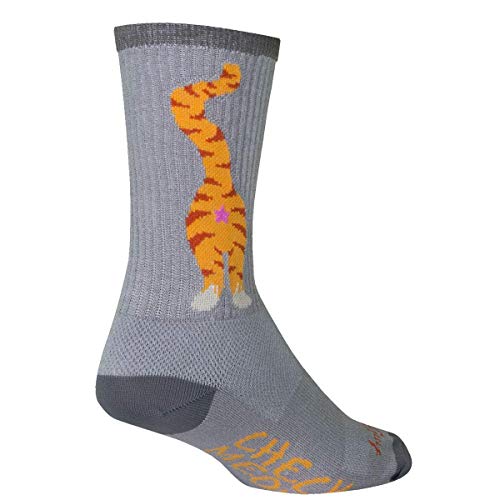 SockGuy, Pucker, Crew Sock, Sporty and Stylish, 6 Inches – Extra Large