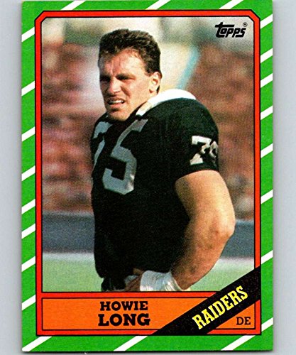 1986 Topps #67 Howie Long NM-MT Los Angeles Raiders Football J2M