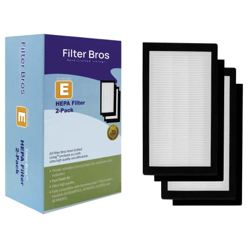 Filter Bros HEPA Filter E Replacement Fits GermGuardian FLT41002PK AC4100 AC4175