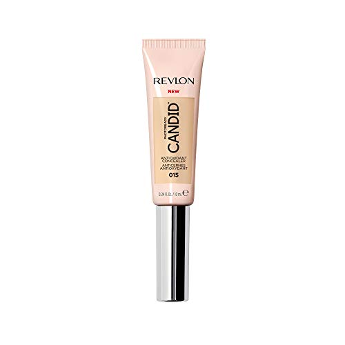 Concealer Stick by Revlon, PhotoReady Candid Face Makeup with Anti-Pollution & Antioxidant Ingredients, Longwear Medium-Full Coverage Infused with Caffine,Natural Finish,Oil Free,015 Light, 0.34 Fl Oz