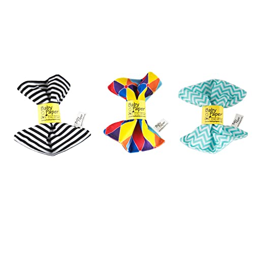 Baby Paper – Crinkly Baby Toy – Stripes, Triangle, Zig Zag