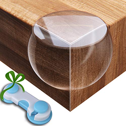 Corner Protector Baby (20 Pack +Gift) Baby Proof Corner Guards – Furniture Corner Protectors Child Safety – Sharp Edge Protector – Table Corner Protectors for Kids Proofing Coffee Table Bumpers Clear