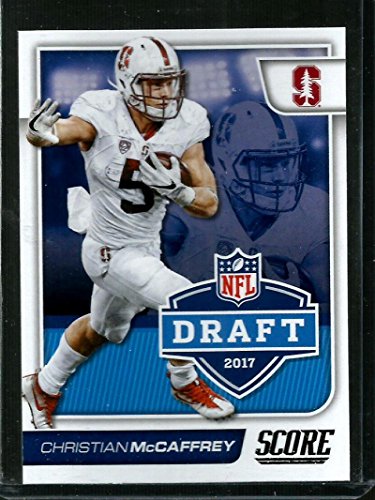 2017 Score NFL Draft #9 Christian McCaffrey Stanford Cardinal Rookie RC Football Trading Card made by Panini