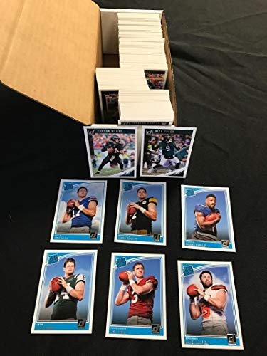 2018 Donruss Complete Hand Collated NM or Better Football Set of 400 Cards (300 Veteran) with 100 Rookie Cards – Includes Josh Allen Rookie Card, Lamar Jackson Rookie Card, Baker Mayfield Rookie Card, Saquon Barkley Rookie Card, Sam Darnold Rookie Card, B