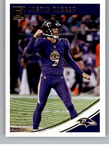 2018 Donruss Football #26 Justin Tucker Baltimore Ravens Official NFL Trading Card