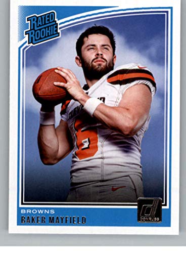 2018 Donruss Football #303 Baker Mayfield RC Rookie Card Cleveland Browns Rated Rookie Official NFL Trading Card