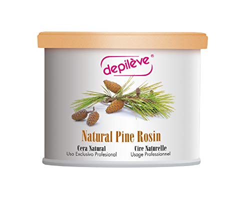 Depileve Strip Wax for Hair Removal -Pine Rosin wax 14 oz -The “Original” All-Purpose Pine Rosin Depilatory Wax -Fine Hair Wax -Full Body Wax
