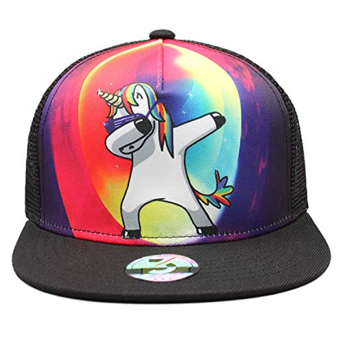 Unicorns/Dinosaur Snapback Cute Rainbow Hats Funny Trucker Hat