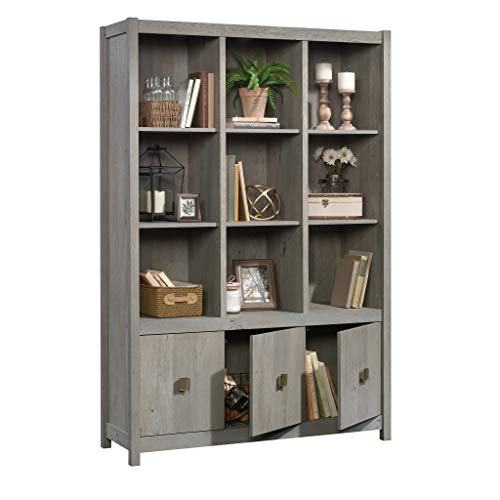Sauder Cannery Bridge Storage Wall, L: 48.35″ x W: 15.67″ x H: 71.97″, Mystic Oak | The Storepaperoomates Retail Market - Fast Affordable Shopping