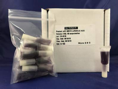 mFC Broth w/Rosolic Acid 2mL Ampoules (50 per Box)