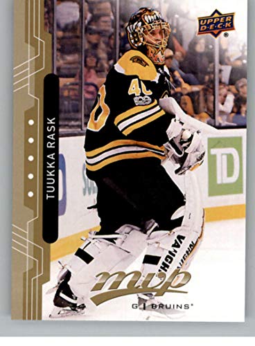 2018-19 UD MVP #131 Tuukka Rask Boston Bruins Upper Deck 18-19 Hockey Card