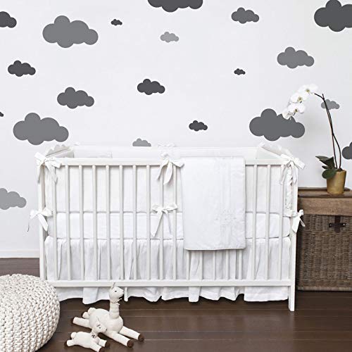 NAKLEO 5 pcs Reusable Plastic Stencils – Cloud Cloudlet Nimbus 2 – 13.4″ to 3.5″ – Pattern Children Kids Painting Template Room Decor – Craft DIY Wall Furniture | The Storepaperoomates Retail Market - Fast Affordable Shopping