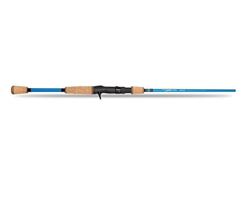 Temple Fork Outfitters TFO 3-Piece Angler Fast Action Freshwater/Saltwater Fishing Spinning Rods, 7ft M 3pc