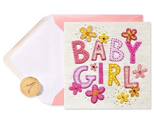 Papyrus New Baby Girl Card (Warm and Loving Welcome)