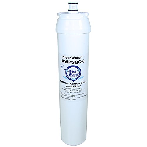 KleenWater KWPSQC-6, Compatible with Water Factory 47-55711G2, Whirlpool 4373530 and SGF-711, Composite Sediment Lead Replacement Cartridge Alternative, Made in USA