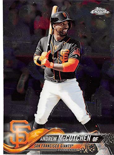 2018 Topps Chrome #74 Andrew McCutchen San Francisco Giants Baseball Card – GOTBASEBALLCARDS