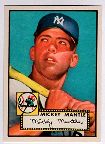 Mickey Mantle 1952 Topps Baseball Rookie RC Reprint Card New York Yankees – Baseball Card